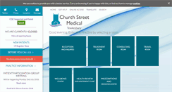 Desktop Screenshot of churchstreetdoctors.com