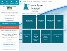 Tablet Screenshot of churchstreetdoctors.com